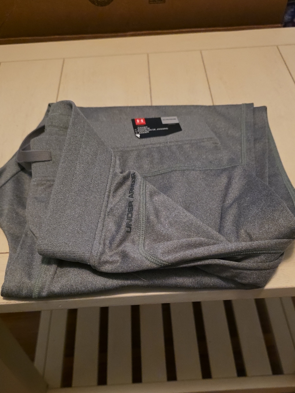 Under Armour Men's Heather Gray Performance Joggers